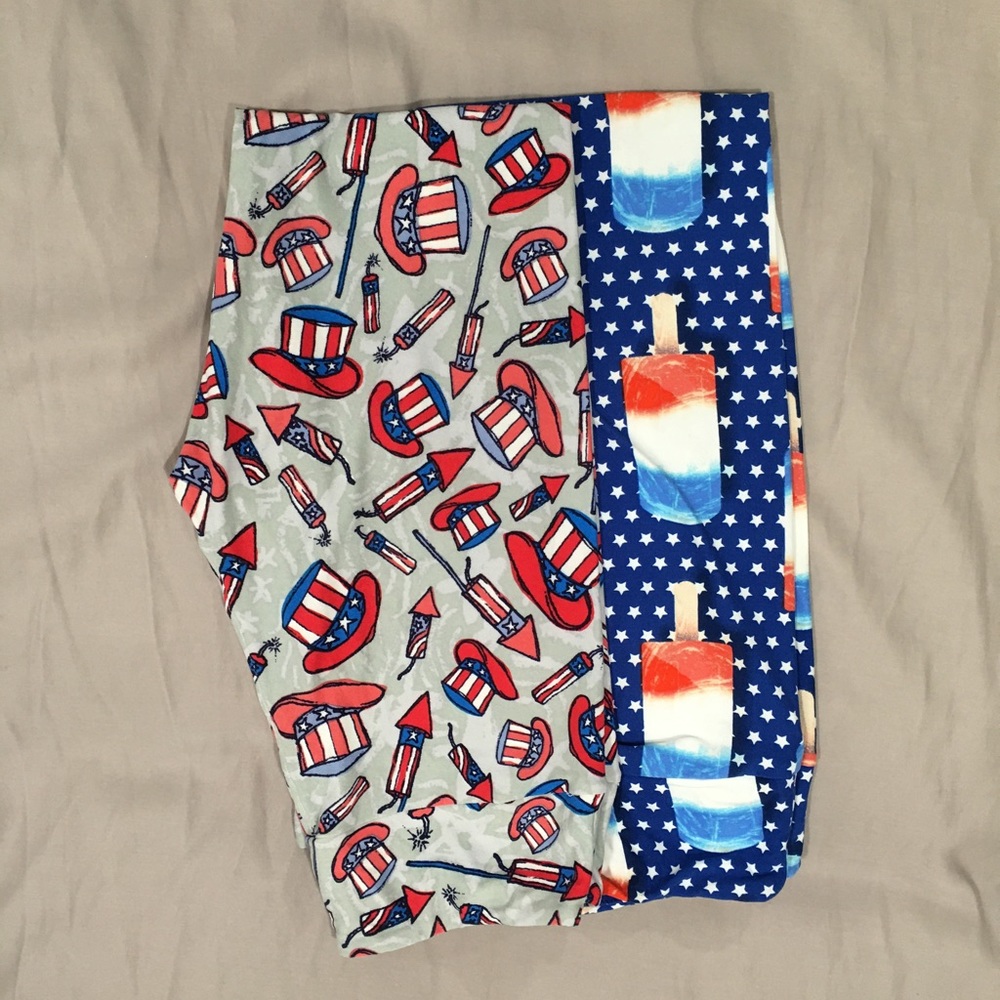 LuLaRue Patriotic Leggings